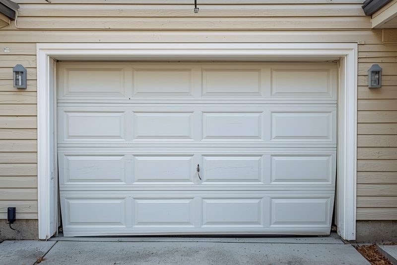 Off-track garage door repair service Houston TX